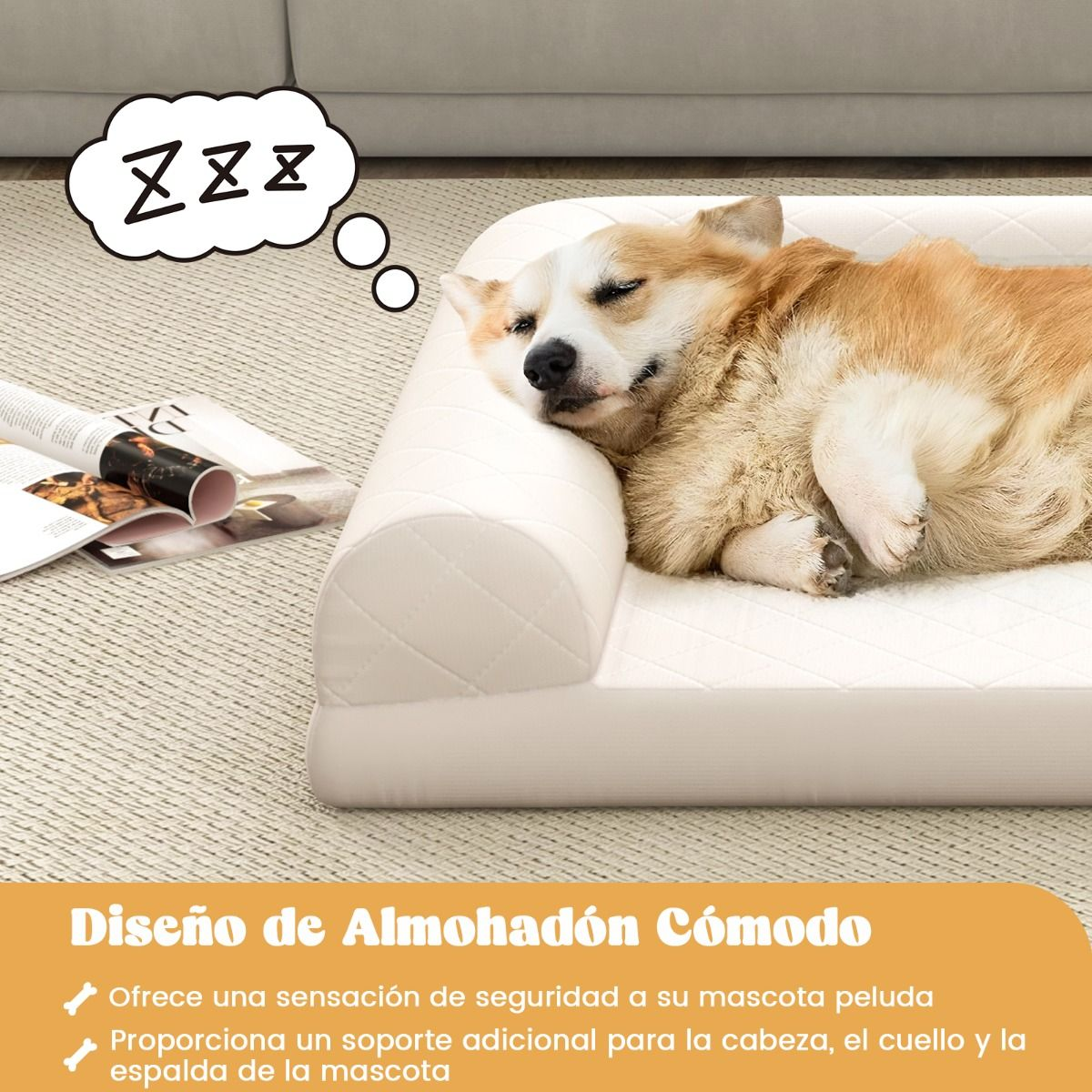 Cama ortopédica para perros pequeños y medianos - Imagen 4