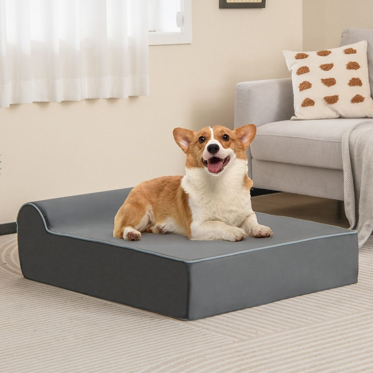 Cama ortopédica para perros grandes (100 cm)