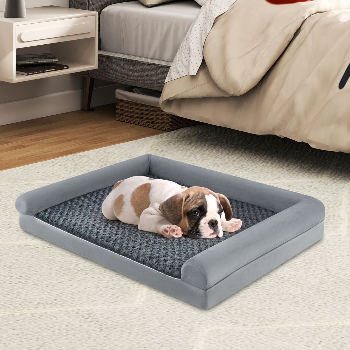 Cama ortopédica para perros l (113 cm)