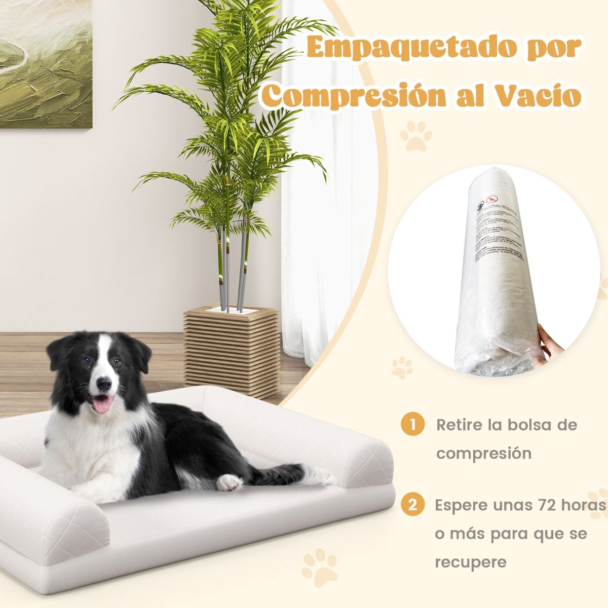 Cama ortopédica para perros pequeños y medianos - Imagen 7