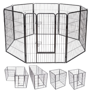 Parque Para Animales Con 8 Paneles De Metal Parque Para Animales De